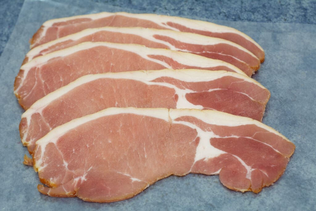 Unsmoked Bacon Unpackaged